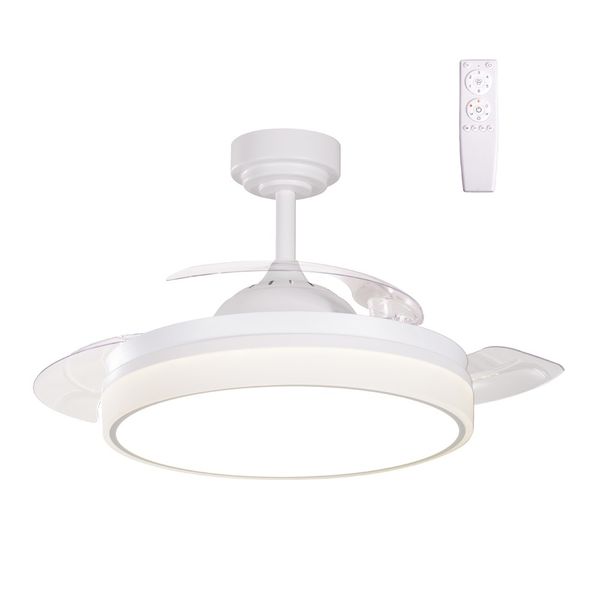 Vera LED Ceiling Fan 40W 2900 Lm CCT Folding blades image 1