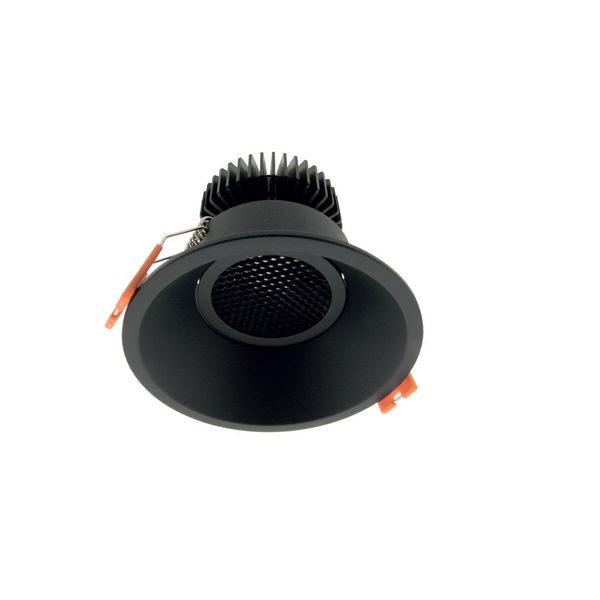 LED Downlight 95 WW (Warm White), Black, IP43 image 1