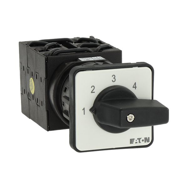 Step switches, T0, 20 A, centre mounting, 5 contact unit(s), Contacts: 10, 45 °, maintained, Without 0 (Off) position, 1-5, Design number 15139 image 31