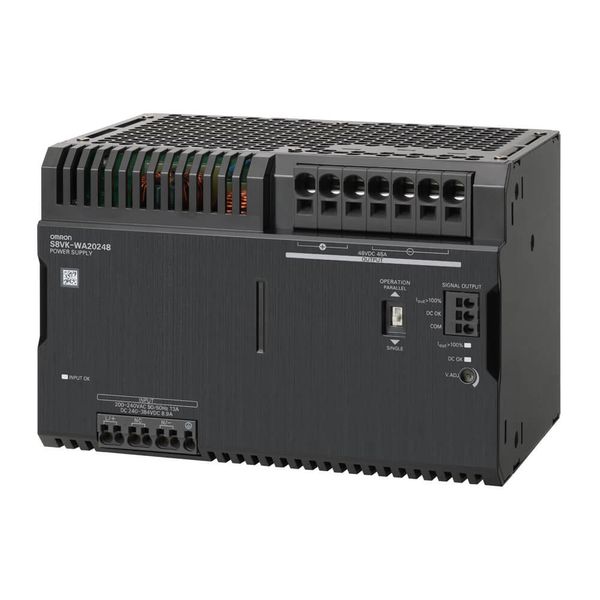 Single-phase power supply, 2000 W, 48 VDC, 45 A, DIN rail mounting image 2