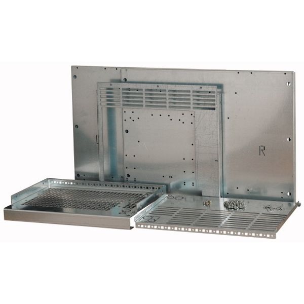 Mounting kit for IZMX40, withdrawable, HxW=550x600mm, grey image 1