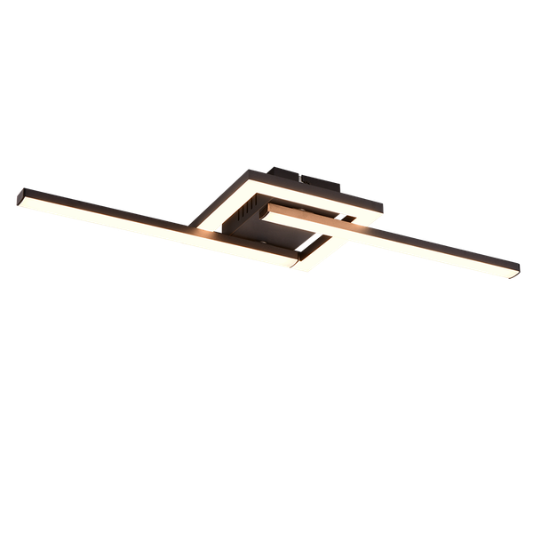 Viale LED ceiling lamp matt black image 1