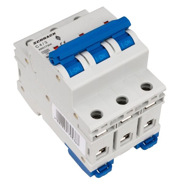 Miniature Circuit Breaker (MCB) AMPARO 10kA, C 4A, 3-pole image 3