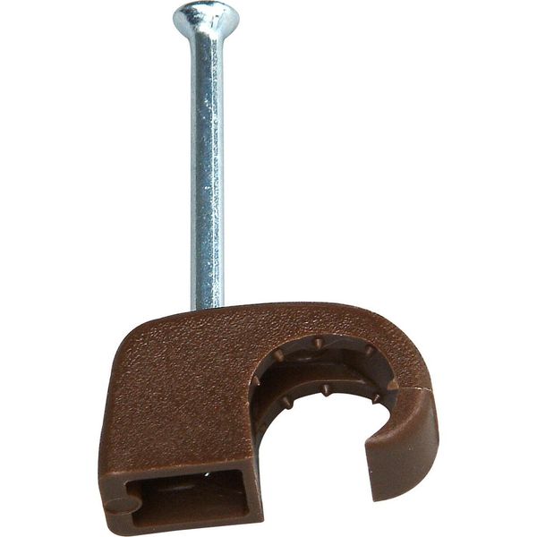 Iso clamps 7-11, w. steel pin, brown image 1