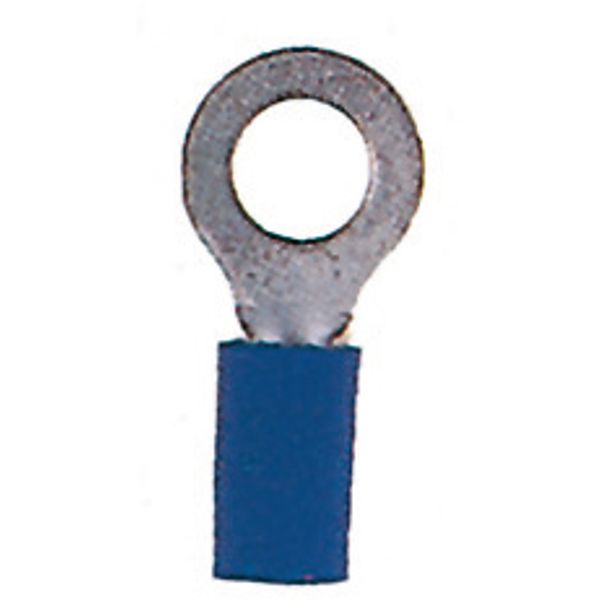 Insulated ring connector terminal M5 blue, 1.5-2.5mmý image 1