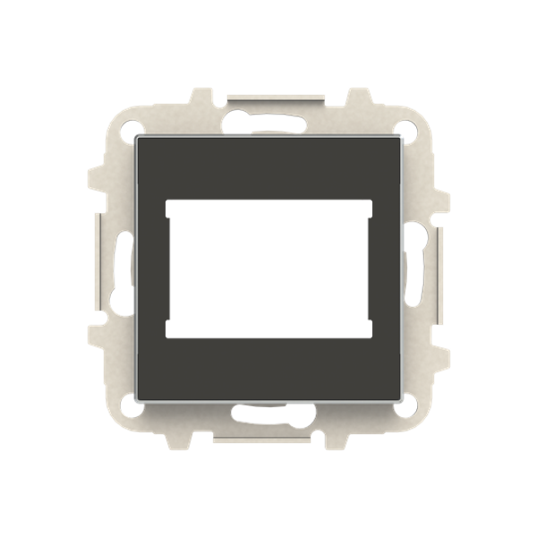CP-MD-85NS Cover movement detector F@H Sky NS for movement detector Central cover plate Black - Sky Niessen image 1