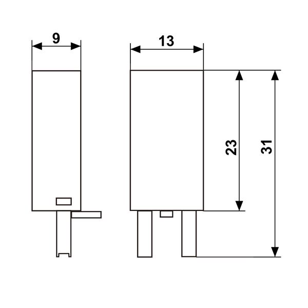 RC-Network module 6-24VAC for S-Relay socket image 3