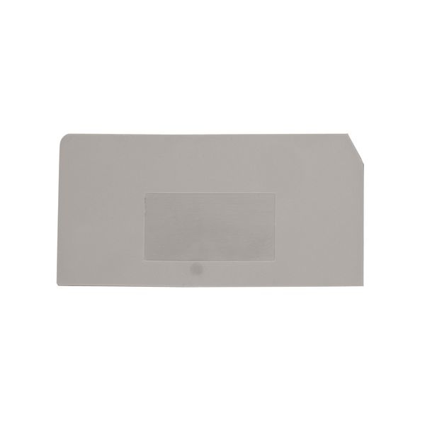 End plate for fuse terminal ASK 2 S grey image 1