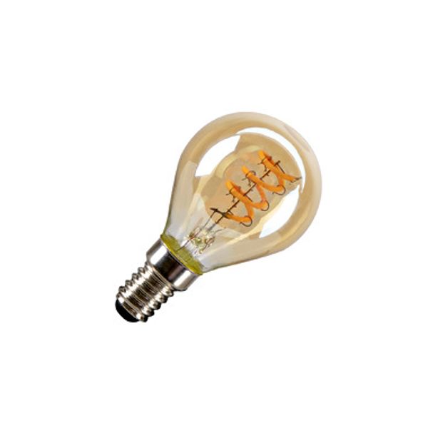 LED G45  gold E14 PHASE 2W 1800K image 1