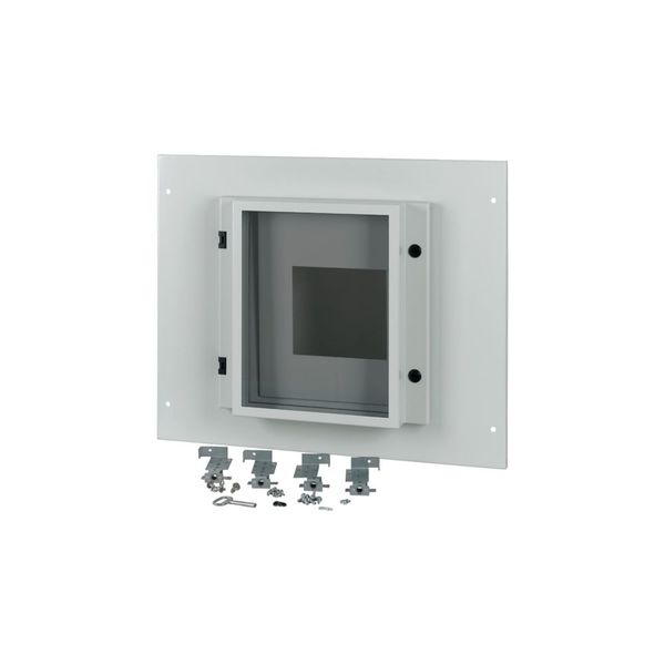 Front plate, NZM4, 4p, withdrawable + remote operator, W=800mm, IP55, grey image 6