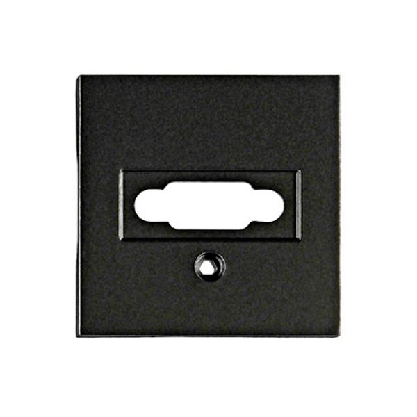 VGA connector cover, black image 1