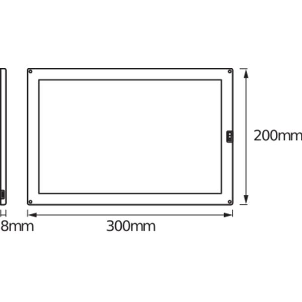 Cabinet LED Panel 300x200mm Two Light image 10