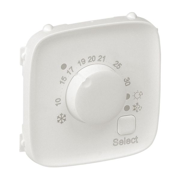 Cover plate Valena Allure - electronic room thermostat - pearl image 1