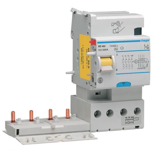 Diff block. 4P 63A 30mA type HI 3M image 1