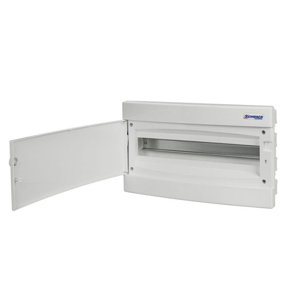 Flush-mounting Distribution Board 1-row, 18MW, white door image 1