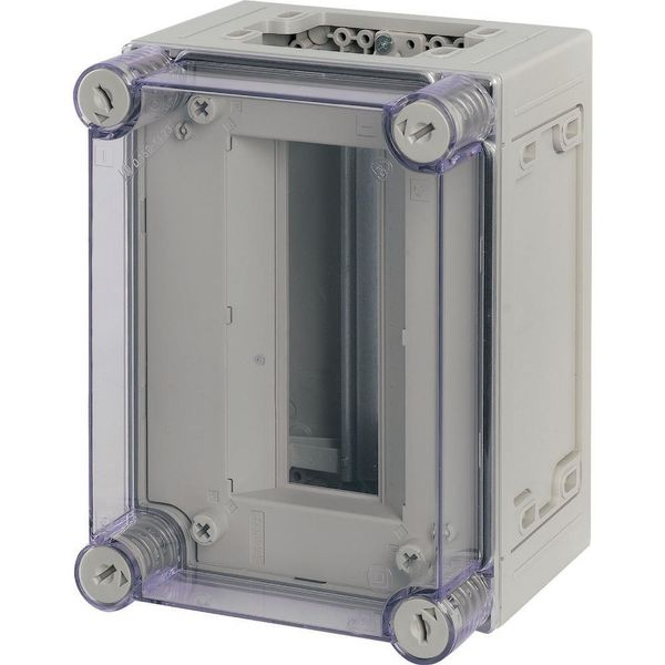 MCB enclosure, IP65, mounting rail vertical, HxWxD=250x187.5x175mm image 3