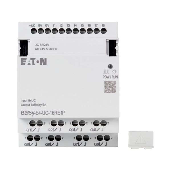 I/O expansion, For use with easyE4, 12/24 V DC, 24 V AC, Inputs/Outputs expansion (number) digital: 8, Push-In image 14