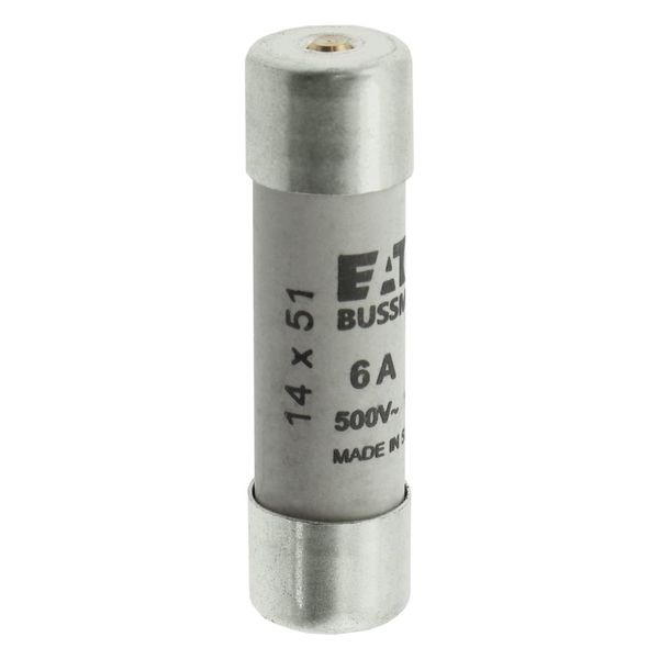 Fuse-link, LV, 6 A, AC 500 V, 14 x 51 mm, gL/gG, IEC, with striker image 19