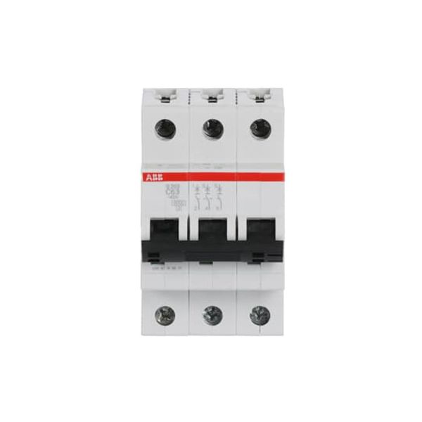 S203-C63 Miniature Circuit Breaker - 3P - C - 63 A image 4
