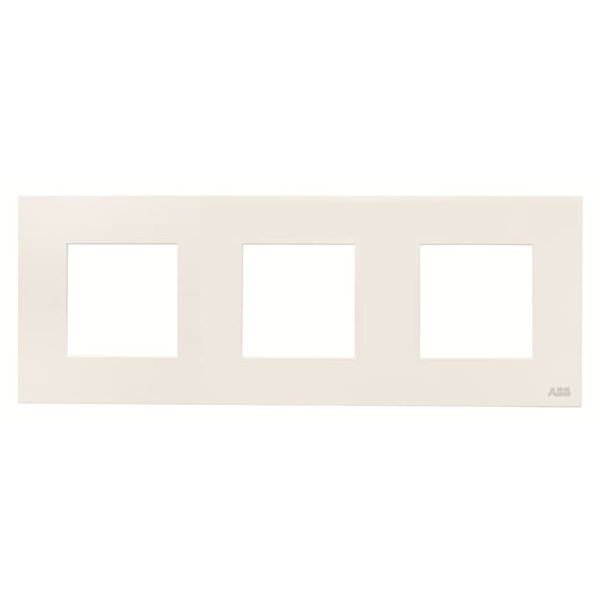 N2273 BL Frame 3-gang / 2+2+2-modules - White image 1