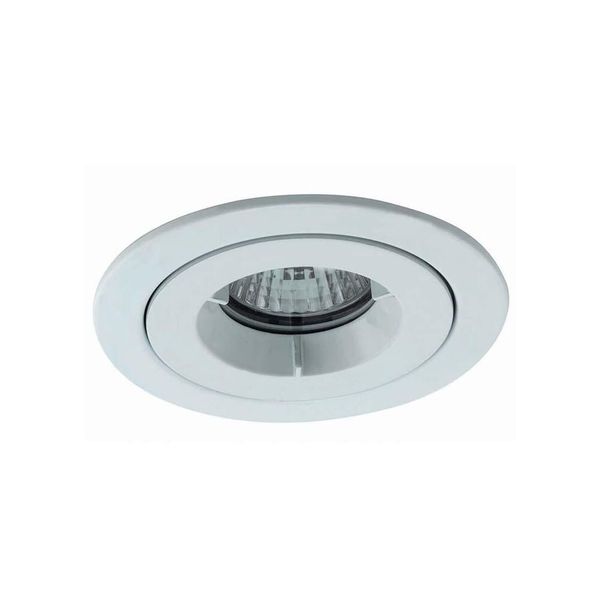 iCage Mini IP65 GU10 Die-Cast Fire Rated Downlight White image 1