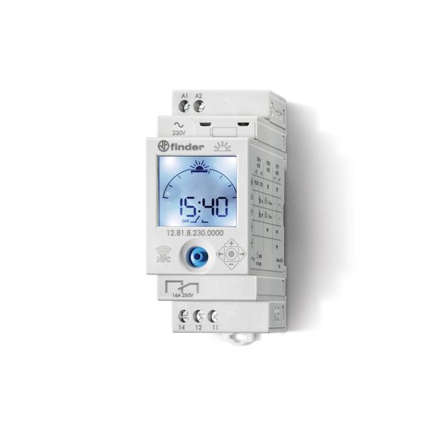 Astro Time Switch 35mm.1CO 16A/110.230VUC, progr.Smartphone (12.81.8.230.0000) image 3