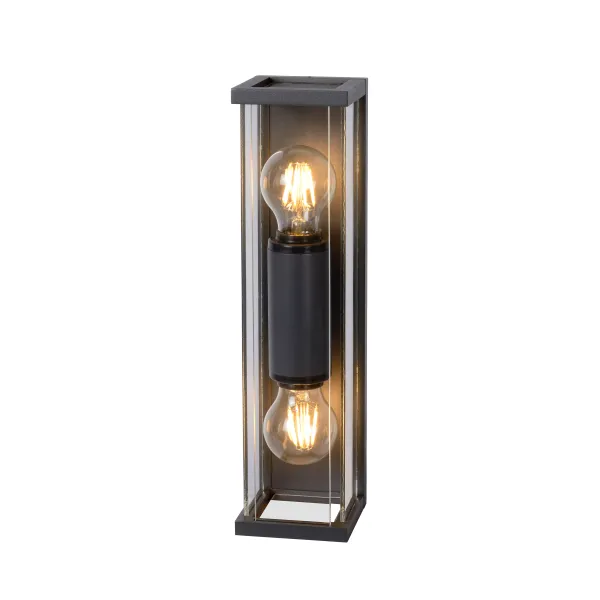 CLAIRE MINI Wall Light IP54 2xE27 H36cm Anthracite image 1