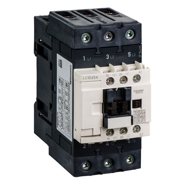 Contactor, TeSys Deca, 3P(3 NO), AC-3/AC-3e,  image 1