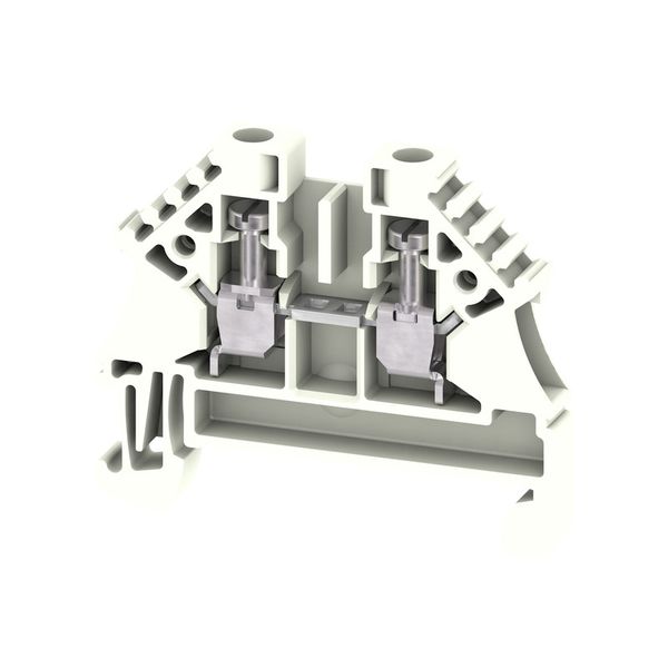 Feed-through terminal block, Screw connection, 2.5 mm², 500 V, 24 A, N image 1