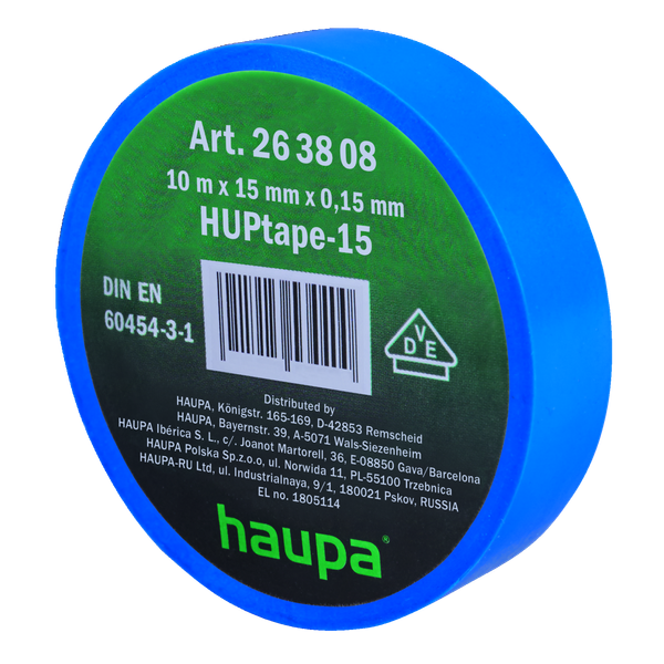 Electrical insulation tape blue 19 mm x 25 m image 2