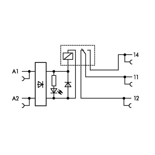 Relay module Nominal input voltage: 24 … 230 V AC/DC 1 changeover cont image 6