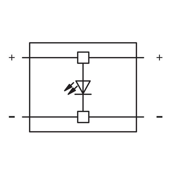 Component plug 2-pole LED (red) gray image 4