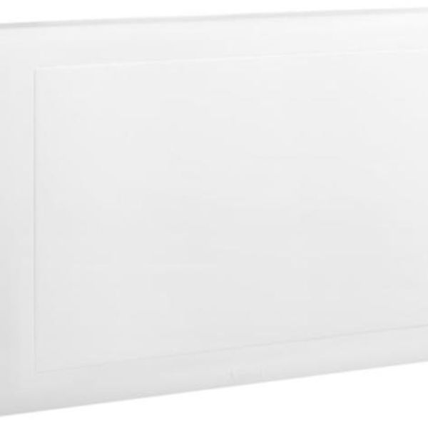 Eloe - 2 gang blanking plate - White image 1