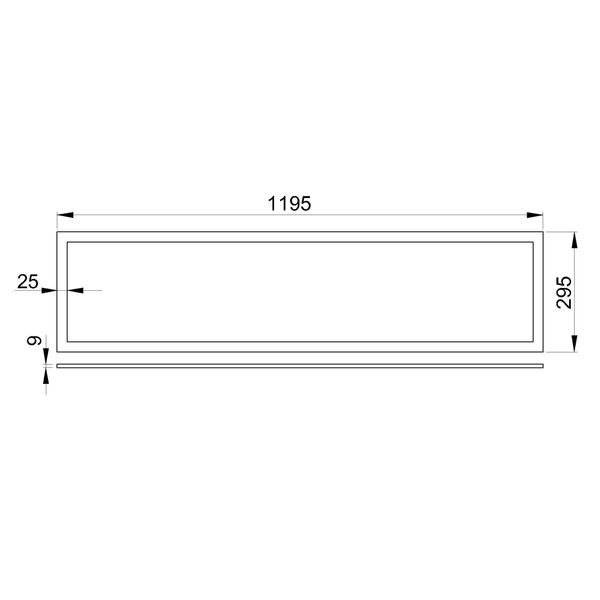 Lano 4 LED 33W 840 3960lm 850mA M1200 UGR19 microprism cover image 3