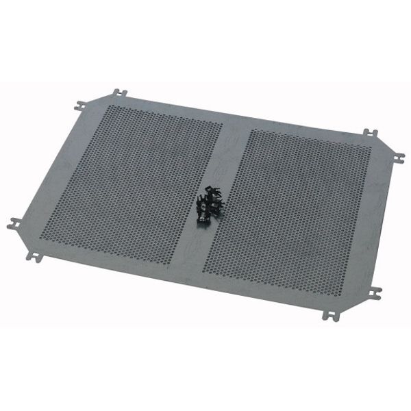 Micro perforated mounting plate for Ci45 galvanized image 1