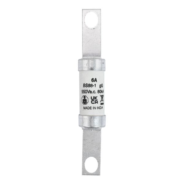 Fuse-link, low voltage, 6 A, AC 550 V, BS88, 21 x 129  mm, gL/gG, BS image 16