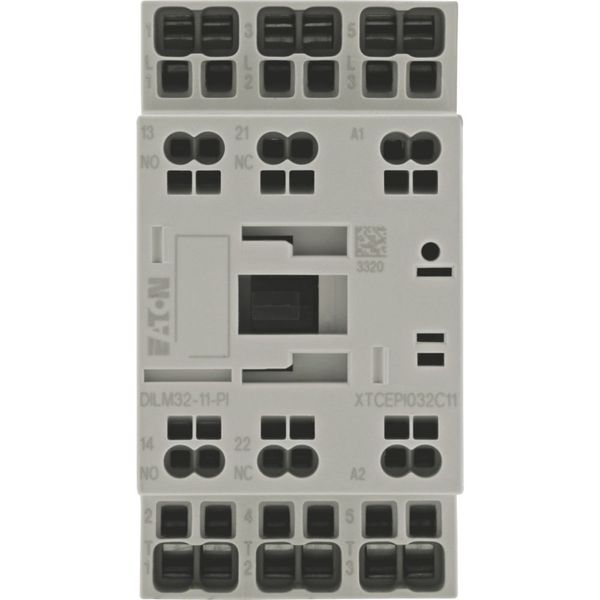 Contactor, 3 pole, 380 V 400 V 15 kW, 1 N/O, 1 NC, RDC 24: 24 - 27 V DC, DC operation, Push in terminals image 5