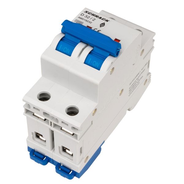 Miniature Circuit Breaker (MCB) AMPARO 10kA, D 32A, 2-pole image 6