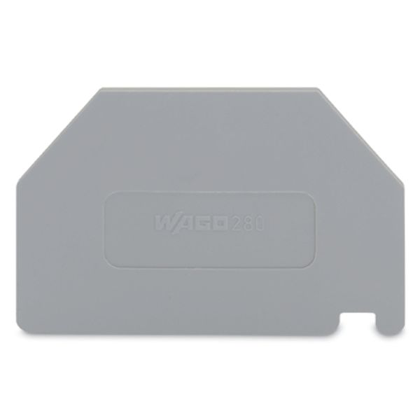 Separator plate 2 mm thick oversized gray image 2