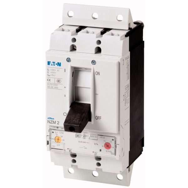 Circuit-breaker 3-pole 125A, motor protection, withdrawable unit image 1