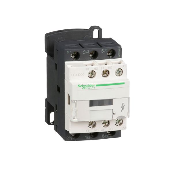 TeSys Deca contactor - 3P(3 NO) - AC-3/AC-3e - = 440 V 9 A - 120 V AC coil image 1