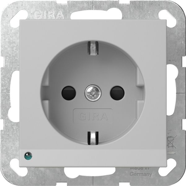 SCHUKO LED light + SH System 55 grey m image 1