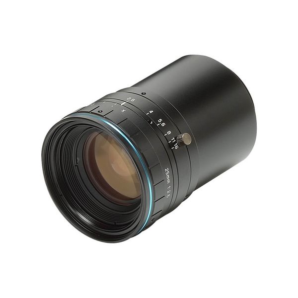 Vision lens, high resolution, focal length 25 mm, 1.8-inch sensor size image 1