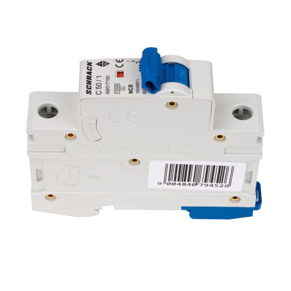 Miniature Circuit Breaker (MCB) AMPARO 10kA, C 50A, 1-pole image 4