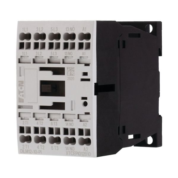 Contactor, 3 pole, 380 V 400 V 5.5 kW, 1 N/O, 220 V 50/60 Hz, AC operation, Push in terminals image 6