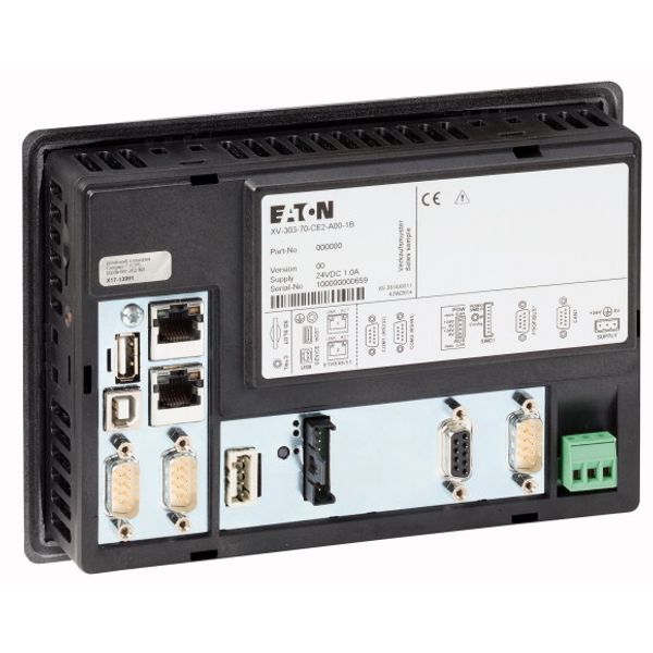 Control panel with PLC as SWD coordinator, 24 VDC, 7 Inches PCT-Display, 1024x600, 2xEthernet, 1xRS232, 1xRS485, 1xCAN,1xSWD, 1xProfibus image 2