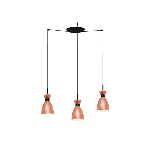 RETRO COPPER PENDANT LAMP 1xE14 20W 3L image 2