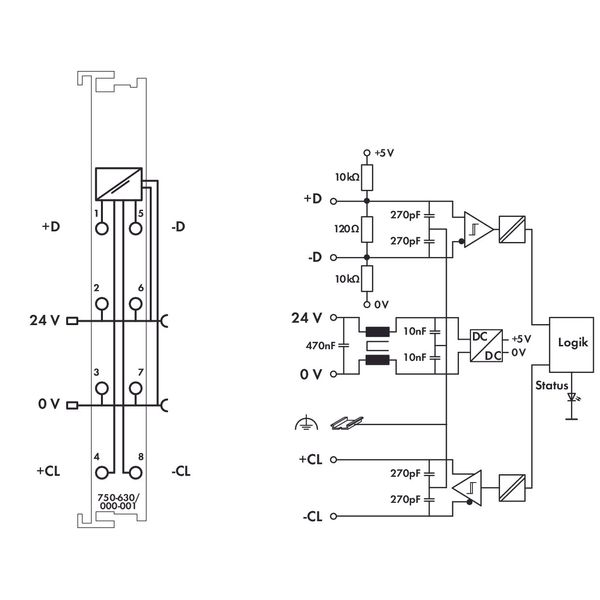 SSI transmitter interface 24 bits 125 kHz light gray image 4