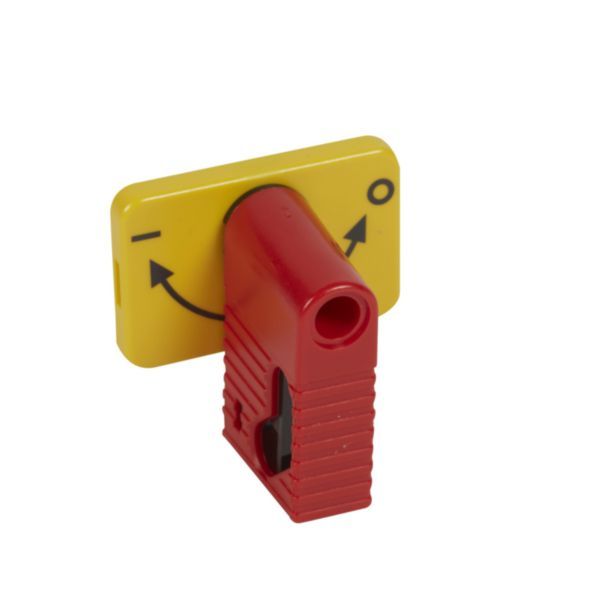 Replacement front handle for Vistop 32A switch-disconnector - red image 1