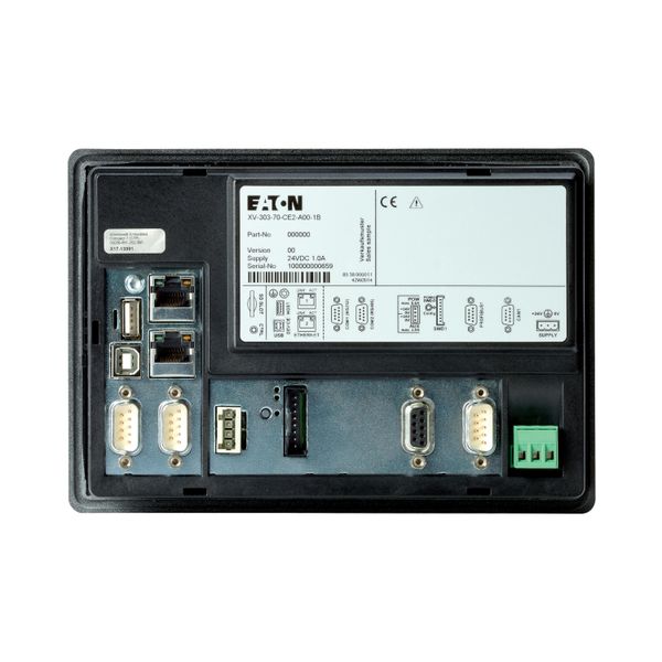 Control panel with PLC as SWD coordinator, 24 VDC, 7 Inches PCT-Display, 1024x600, 2xEthernet, 1xRS232, 1xRS485, 1xCAN,1xSWD, 1xProfibus image 17
